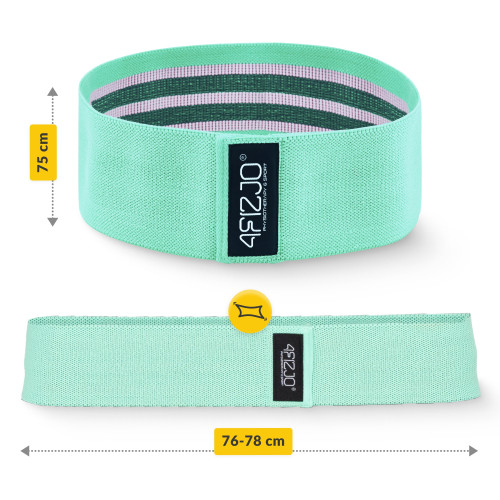 Резинка для фитнеса  4FIZJO Hip Band 3 шт Mix - фото №8